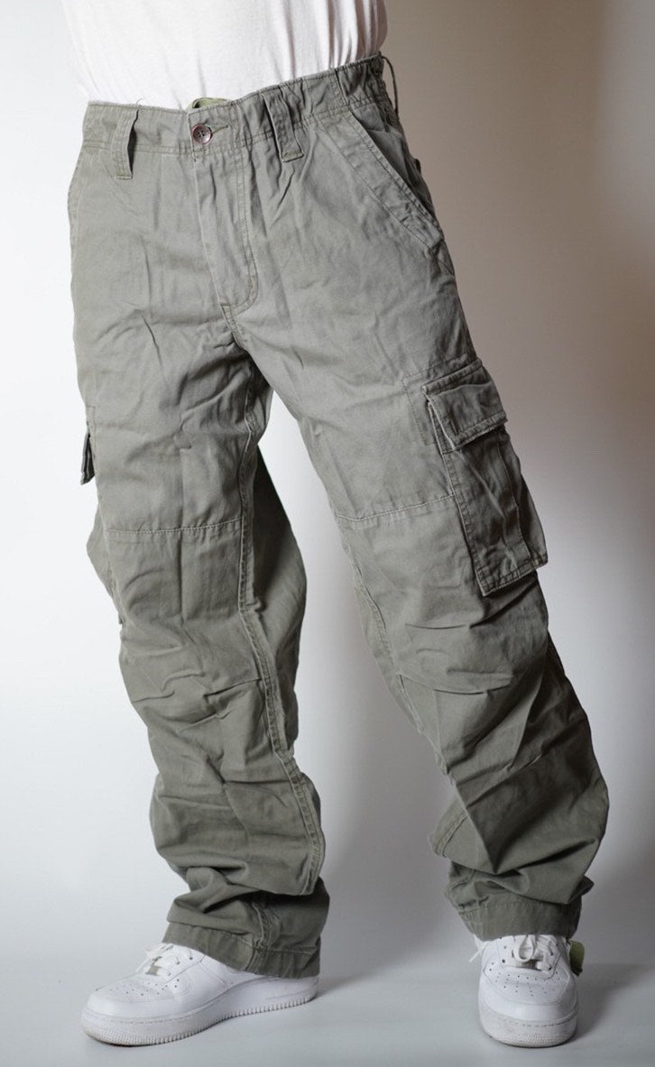 50008 - Regular Fit Cargo Pants - No Side Zipper
